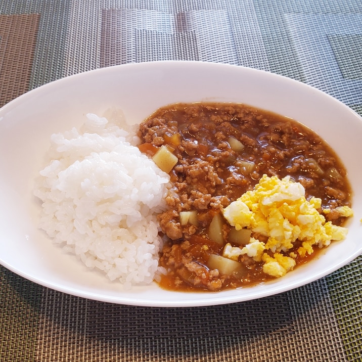 市販のルーを使って 美味しいキーマカレー